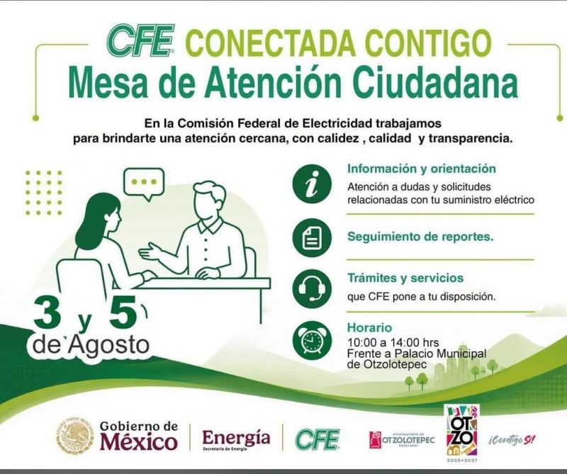 ¡La CFE estará más cerca de ti!